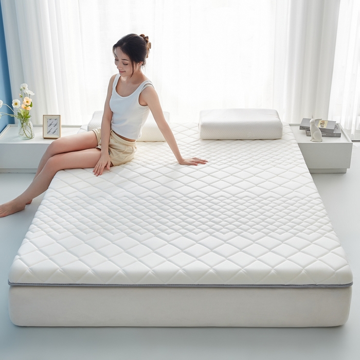 91家纺网 家纺一手货源 找家纺 优莱床垫 2026新款针织棉记忆海绵单边款床垫 艾玛格记忆棉单边白