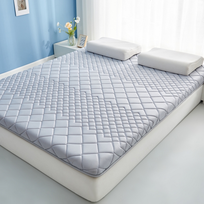 91家纺网 家纺一手货源 找家纺 优莱床垫 2026新款针织棉记忆海绵单边款床垫 艾玛格记忆棉单边灰