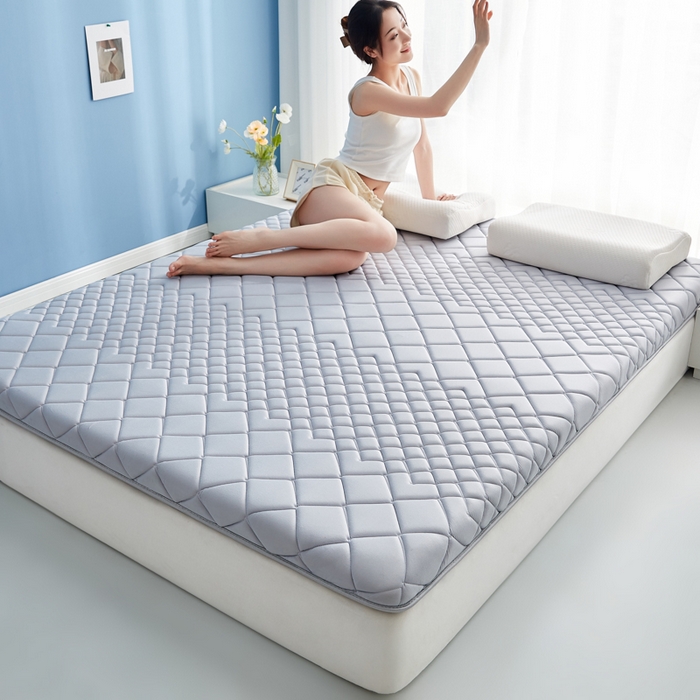 91家纺网 家纺一手货源 找家纺 优莱床垫 2026新款针织棉记忆海绵单边款床垫 艾玛格记忆棉单边灰