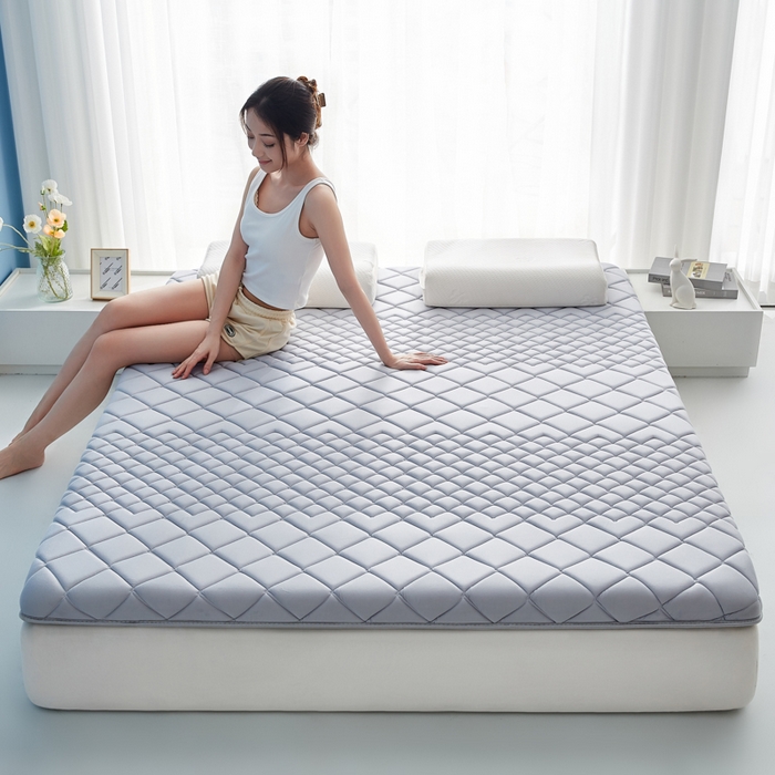 91家纺网 家纺一手货源 找家纺 优莱床垫 2026新款针织棉记忆海绵单边款床垫 艾玛格记忆棉单边灰