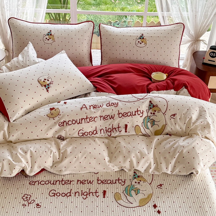 91家纺网 家纺一手货源 找家纺 恋佳居 2026新款毛巾绣古法棉单品床盖床盖单件 花野遇美