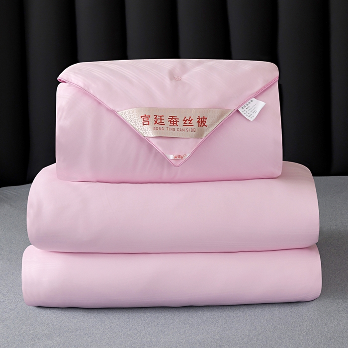 91家纺网 家纺一手货源 找家纺 （总）禹祥家纺 2026轻奢丝滑裸感全棉纯棉提花蚕丝被被子被芯