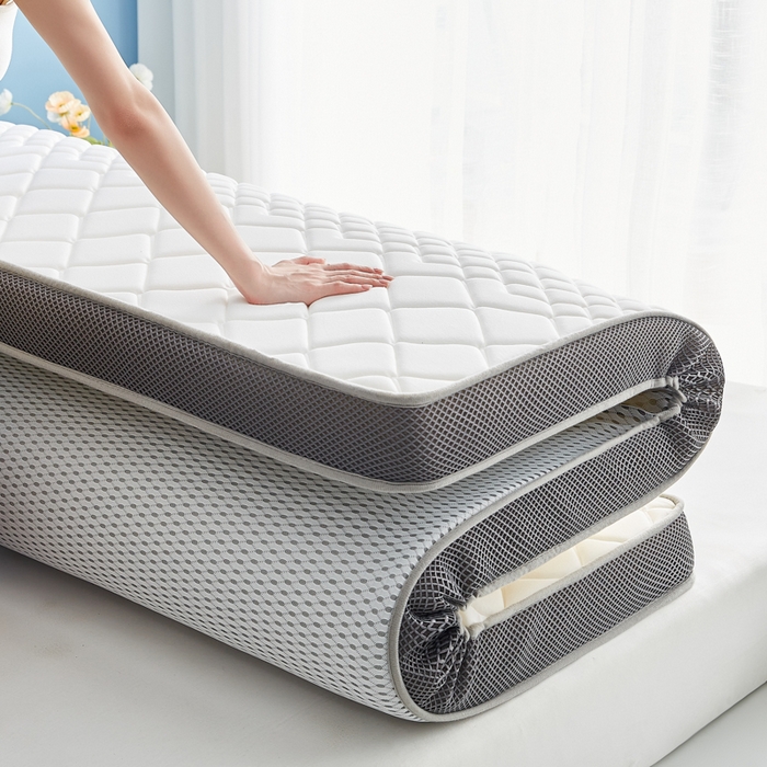 91家纺网 家纺一手货源 找家纺 优莱床垫 2026新款针织棉记忆海绵立体款床垫 艾玛格记忆棉立体白色