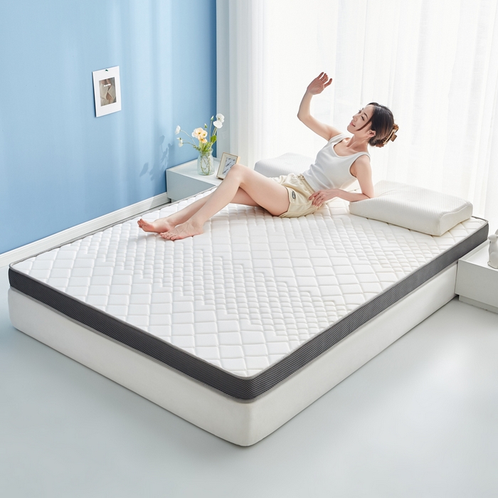 91家纺网 家纺一手货源 找家纺 优莱床垫 2026新款针织棉记忆海绵立体款床垫 艾玛格记忆棉立体白色