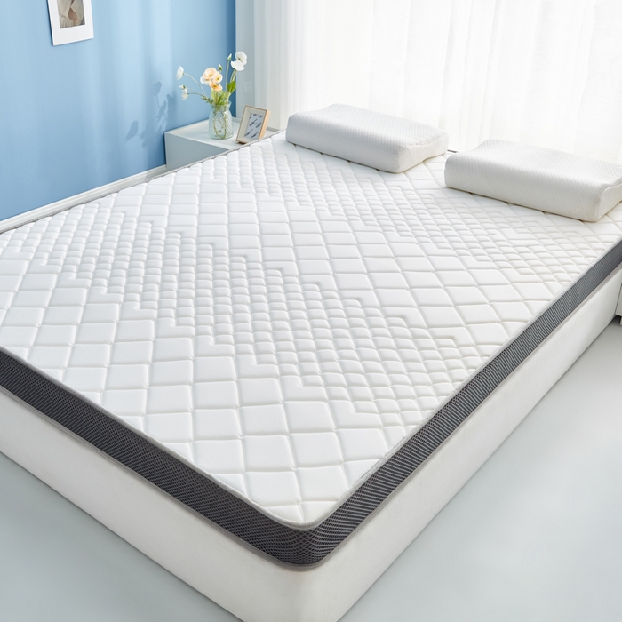 91家纺网 家纺一手货源 找家纺 优莱床垫 2026新款针织棉记忆海绵立体款床垫 艾玛格记忆棉立体白色