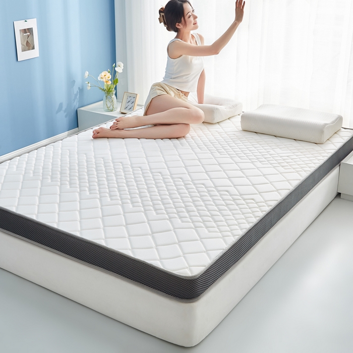 91家纺网 家纺一手货源 找家纺 优莱床垫 2026新款针织棉记忆海绵立体款床垫 艾玛格记忆棉立体白色