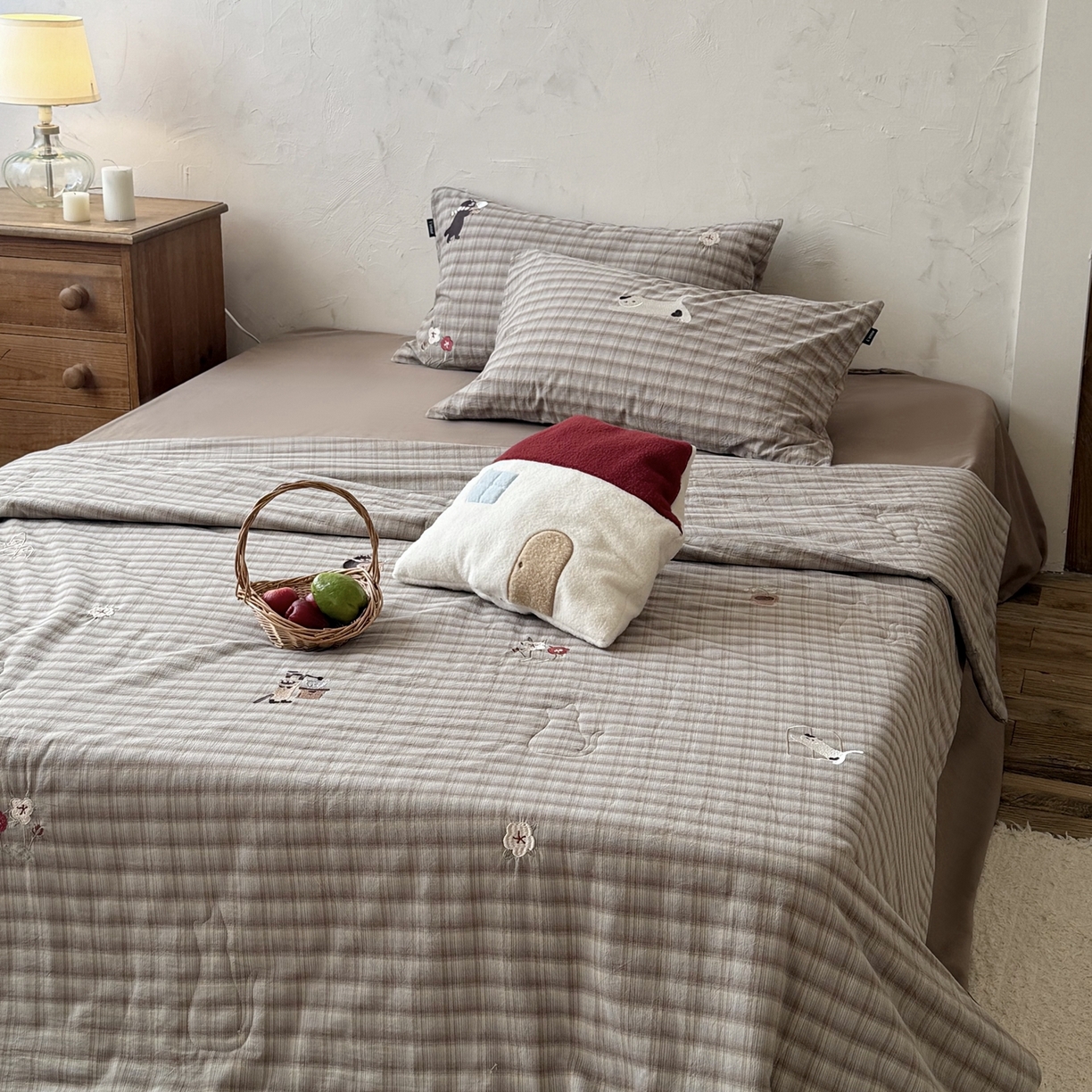 91家纺网 家纺一手货源 找家纺 （总）鹿班家居 2026夏季新品水洗棉夏被夏凉被空调被-小猫乐园（标准会员-20元）