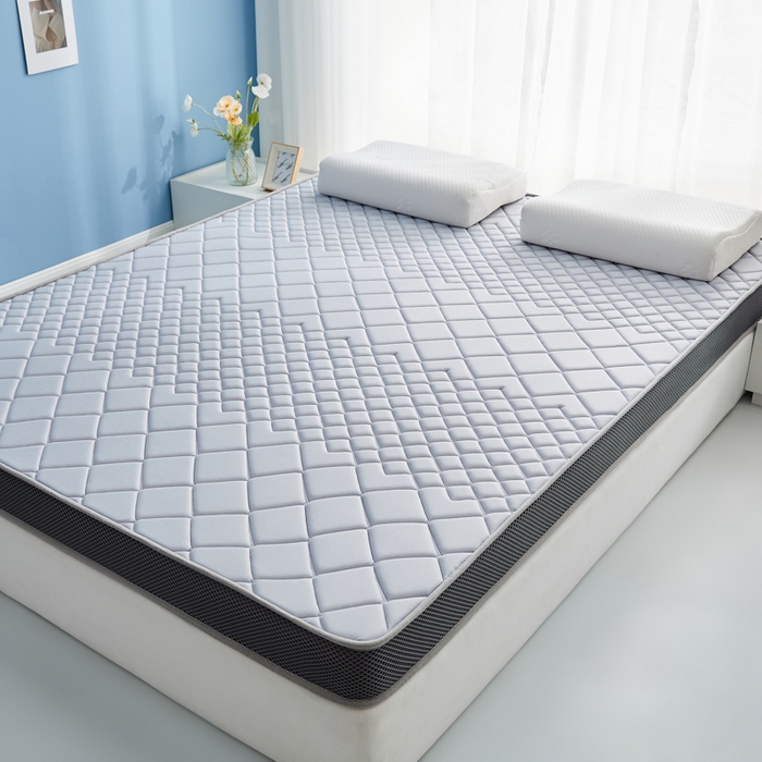 91家纺网 家纺一手货源 找家纺 优莱床垫 2026新款针织棉记忆海绵立体款床垫 艾玛格记忆棉立体灰