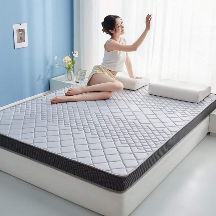 91家纺网 家纺一手货源 找家纺 优莱床垫 2026新款针织棉记忆海绵立体款床垫 艾玛格记忆棉立体灰