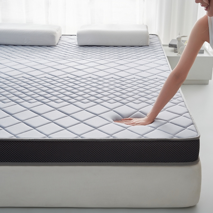 91家纺网 家纺一手货源 找家纺 优莱床垫 2026新款针织棉记忆海绵立体款床垫 艾玛格记忆棉立体灰