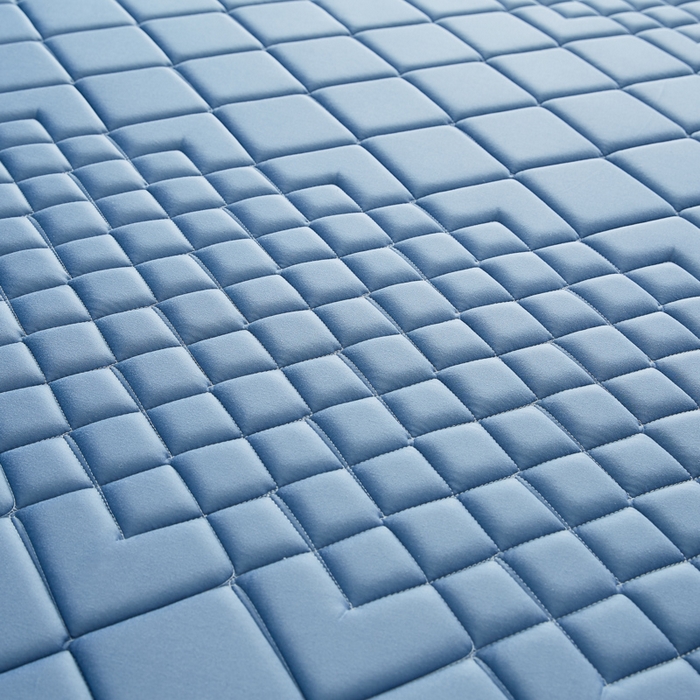 91家纺网 家纺一手货源 找家纺 优莱床垫 2026新款针织棉记忆海绵立体款床垫 艾玛格记忆棉立体蓝色