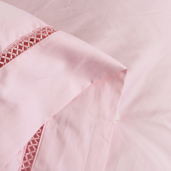 91家纺网 家纺一手货源 找家纺 禹祥家纺 2026新款60支长绒棉蚕丝被被芯春秋被冬被 被子被芯 宫廷小调-粉色