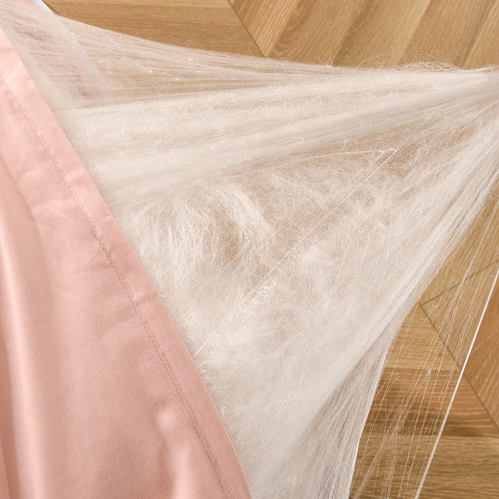 91家纺网 家纺一手货源 找家纺 禹祥家纺 2026新款60支长绒棉蚕丝被被芯春秋被冬被 被子被芯 宫廷小调-玉色