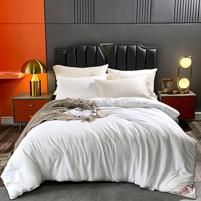 （总）禹祥家纺 2026新款全棉蚕丝被被子被芯冬被子母被提花蚕丝被 被子被芯