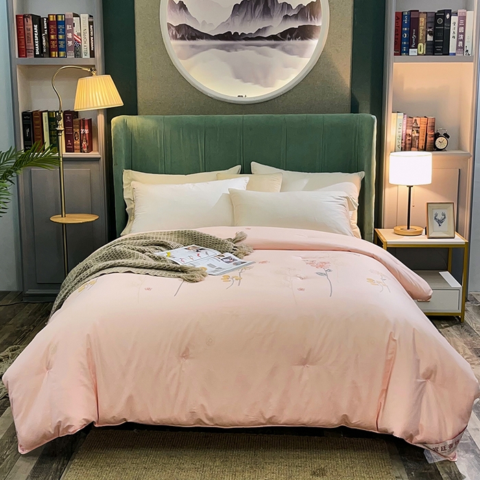 91家纺网 家纺一手货源 找家纺 （总）禹祥家纺 2026新款全棉蚕丝被被子被芯冬被子母被提花蚕丝被 被子被芯