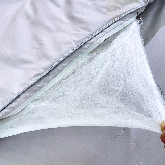 91家纺网 家纺一手货源 找家纺 禹祥家纺 2026新款全棉蚕丝被被子被芯冬被子母被提花蚕丝被 被子被芯 摇叶