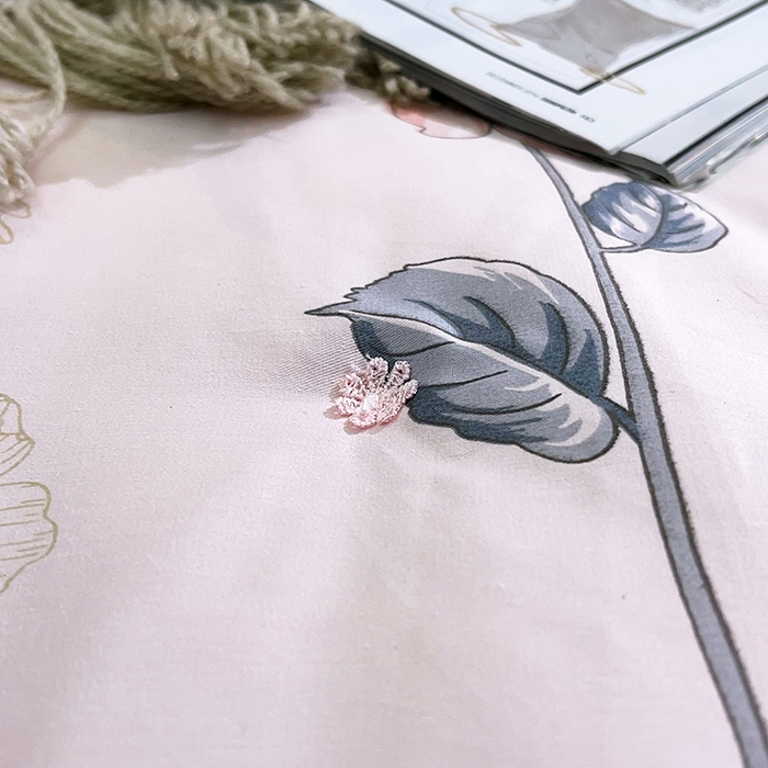 91家纺网 家纺一手货源 找家纺 禹祥家纺 2026新款全棉蚕丝被被子被芯冬被子母被提花蚕丝被 被子被芯 伊人粉