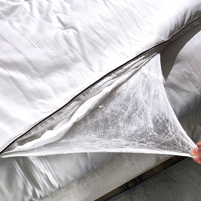 91家纺网 家纺一手货源 找家纺 禹祥家纺 2026新款全棉蚕丝被被子被芯冬被子母被提花蚕丝被 被子被芯 轻轻语录白色