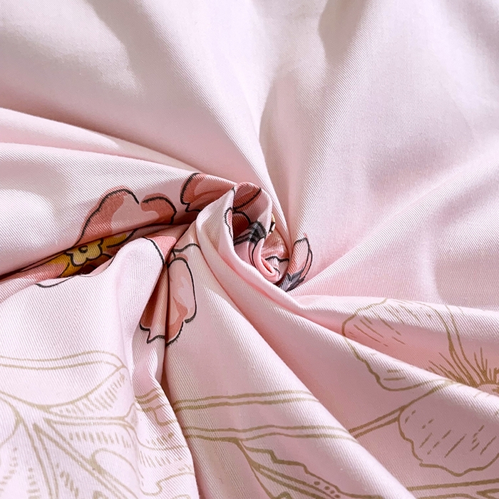 91家纺网 家纺一手货源 找家纺 禹祥家纺 2026新款全棉蚕丝被被子被芯冬被子母被提花蚕丝被 被子被芯 伊人粉