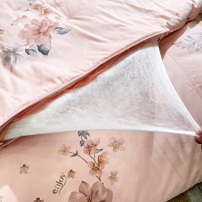 91家纺网 家纺一手货源 找家纺 禹祥家纺 2026新款全棉蚕丝被被子被芯冬被子母被提花蚕丝被 被子被芯 心愿玉色