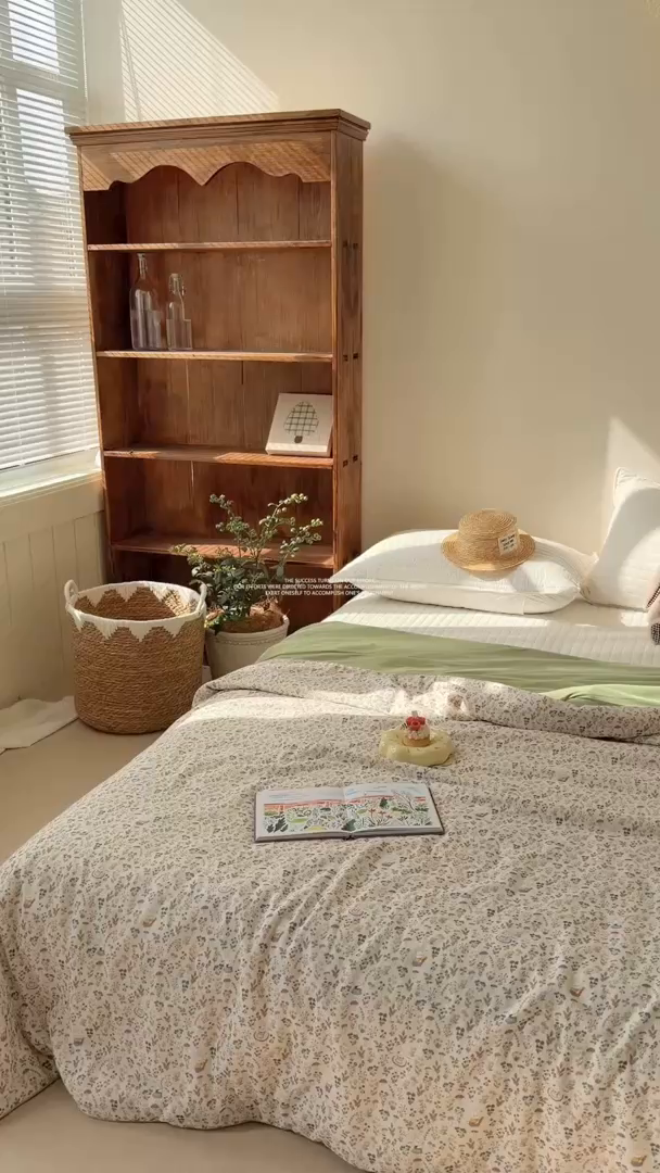 91家纺网 家纺一手货源 找家纺 大彩家居 2026新款全棉双层纱凉感夏被 迷雾森林