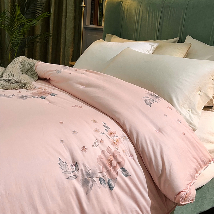 91家纺网 家纺一手货源 找家纺 禹祥家纺 2026新款全棉蚕丝被被子被芯冬被子母被提花蚕丝被 被子被芯 心愿玉色