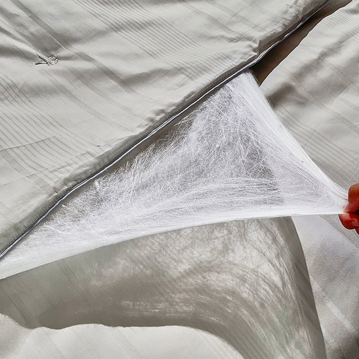 91家纺网 家纺一手货源 找家纺 禹祥家纺 2026新款全棉蚕丝被被子被芯冬被子母被提花蚕丝被 被子被芯 轻轻语录灰色