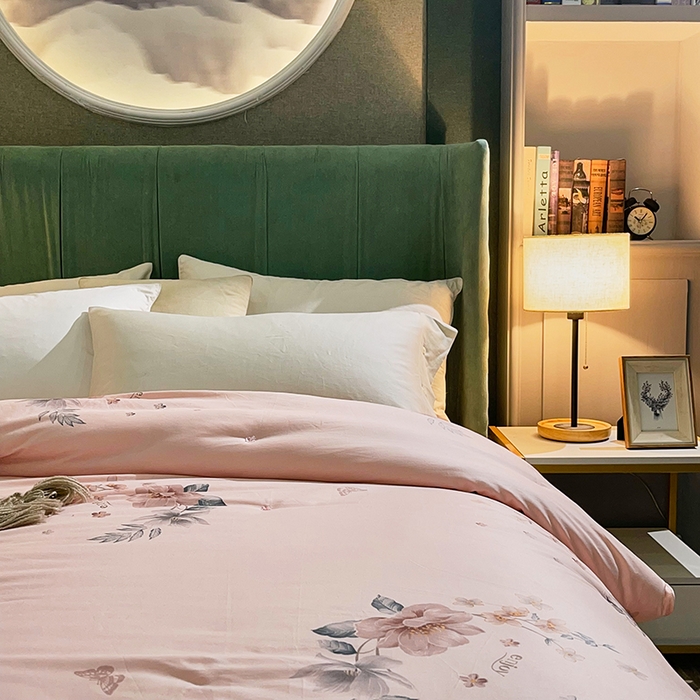 91家纺网 家纺一手货源 找家纺 禹祥家纺 2026新款全棉蚕丝被被子被芯冬被子母被提花蚕丝被 被子被芯 心愿玉色