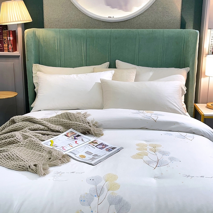 91家纺网 家纺一手货源 找家纺 禹祥家纺 2026新款全棉蚕丝被被子被芯冬被子母被提花蚕丝被 被子被芯 叶知秋