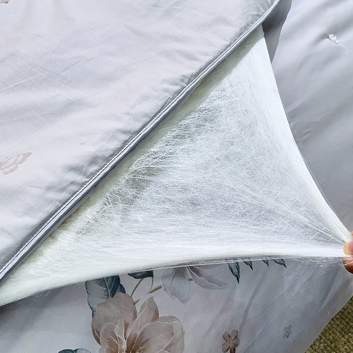 91家纺网 家纺一手货源 找家纺 禹祥家纺 2026新款全棉蚕丝被被子被芯冬被子母被提花蚕丝被 被子被芯 心愿灰