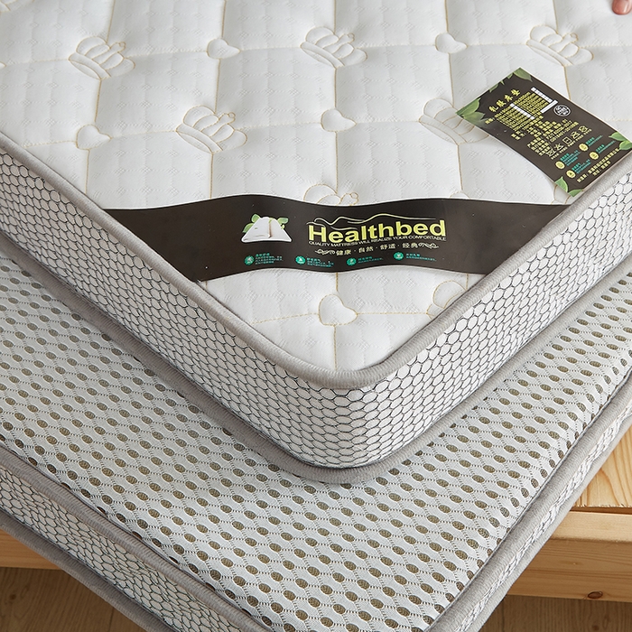 91家纺网 家纺一手货源 找家纺 优莱床垫 2026新款乳胶记忆海棉中国结款床垫-学生款 记忆棉皇冠白