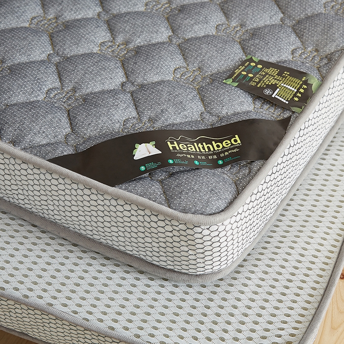 91家纺网 家纺一手货源 找家纺 优莱床垫 2026新款乳胶记忆海棉中国结款床垫-学生款 记忆棉皇冠灰