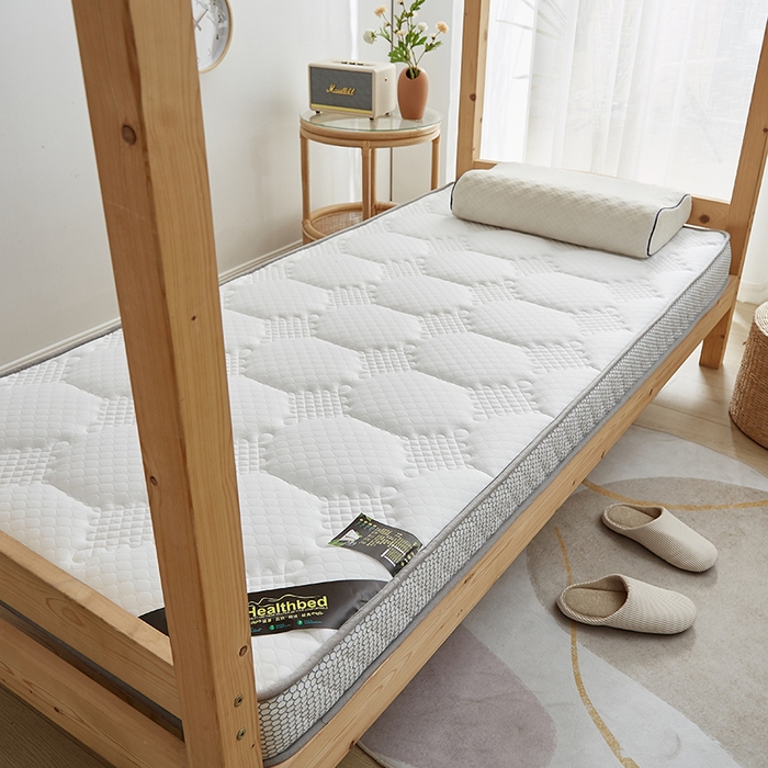 91家纺网 家纺一手货源 找家纺 优莱床垫 2026新款乳胶记忆海棉中国结款床垫-学生款 记忆棉中国结白