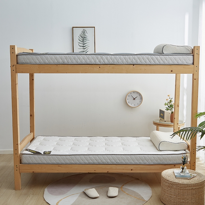 91家纺网 家纺一手货源 找家纺 优莱床垫 2026新款乳胶记忆海棉中国结款床垫-学生款 记忆棉中国结白