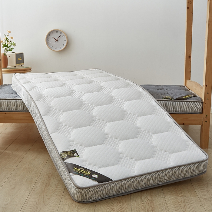 91家纺网 家纺一手货源 找家纺 优莱床垫 2026新款乳胶记忆海棉中国结款床垫-学生款 记忆棉中国结白