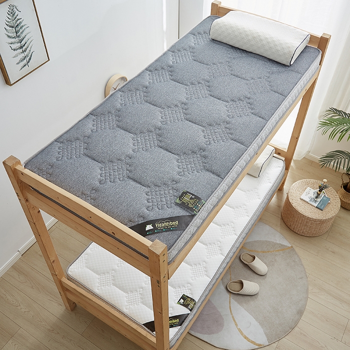 91家纺网 家纺一手货源 找家纺 优莱床垫 2026新款乳胶记忆海棉中国结款床垫-学生款 记忆棉中国结白