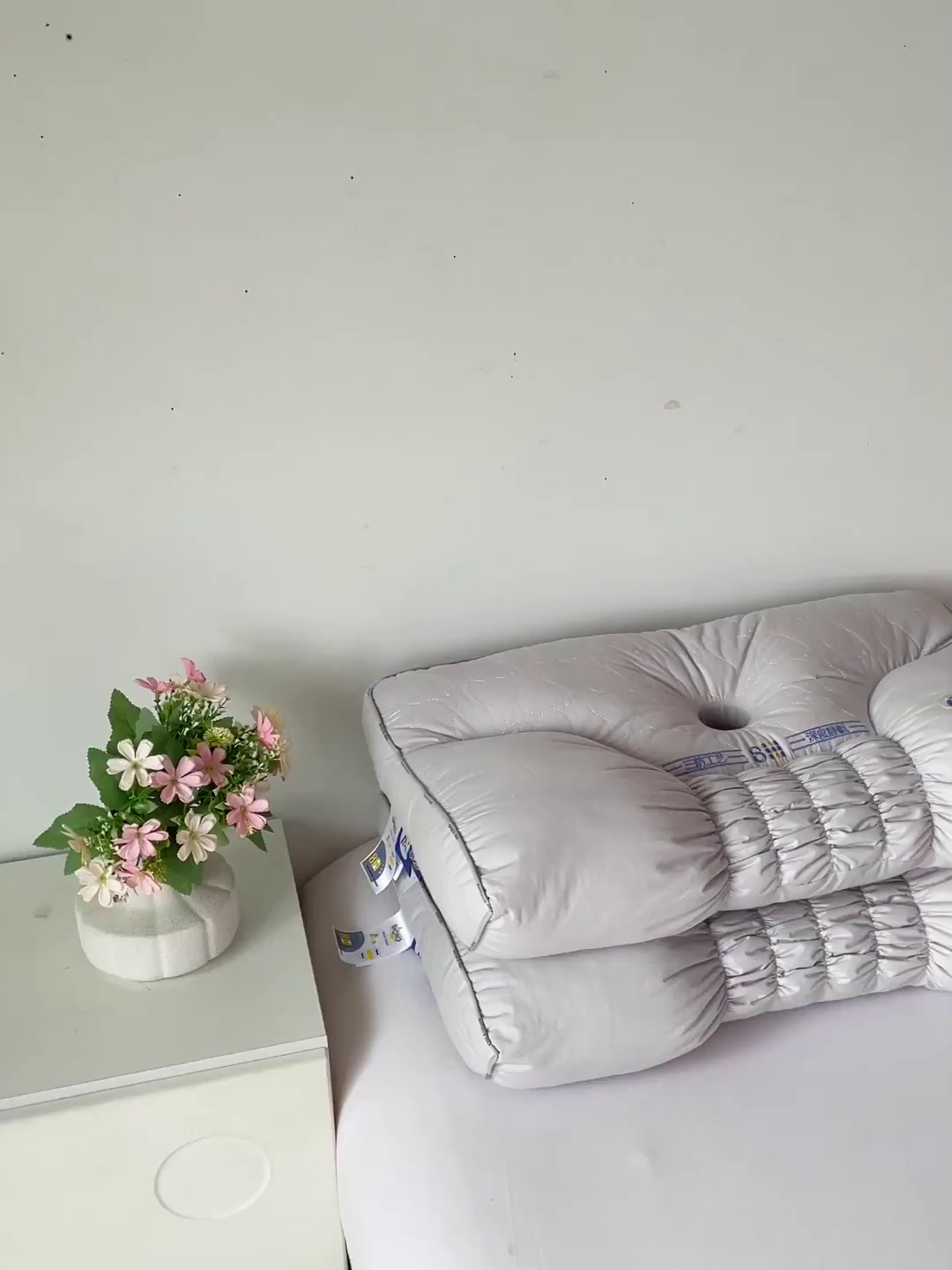 91家纺网 家纺一手货源 找家纺 她喜爱枕芯 2026新款睡眠日记颈椎枕头枕芯 灰色