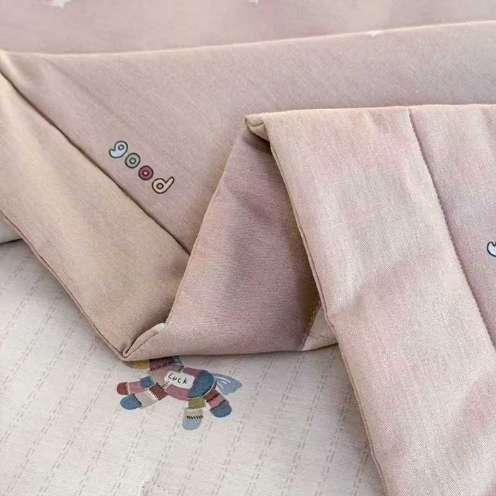 91家纺网 家纺一手货源 找家纺 （总）柏薇 2026新款全棉印花手包边夏凉被