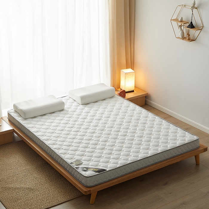 91家纺网 家纺一手货源 找家纺 优莱床垫 2026新款乳胶记忆海棉中国结款床垫-大床款 记忆棉皇冠白