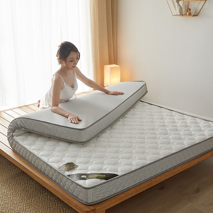 91家纺网 家纺一手货源 找家纺 优莱床垫 2026新款乳胶记忆海棉中国结款床垫-大床款 记忆棉皇冠白