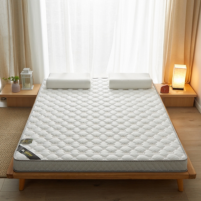 91家纺网 家纺一手货源 找家纺 优莱床垫 2026新款乳胶记忆海棉中国结款床垫-大床款 记忆棉皇冠白