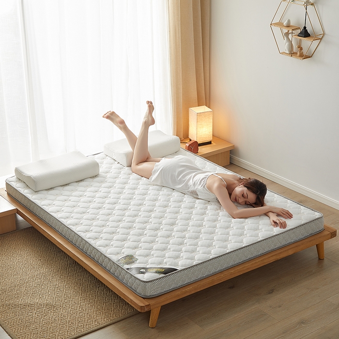 91家纺网 家纺一手货源 找家纺 优莱床垫 2026新款乳胶记忆海棉中国结款床垫-大床款 记忆棉皇冠白