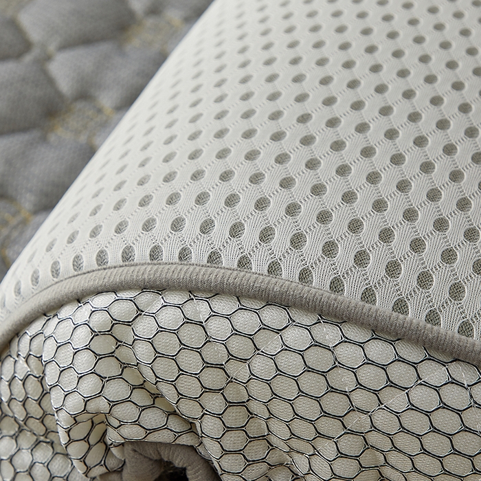 91家纺网 家纺一手货源 找家纺 优莱床垫 2026新款乳胶记忆海棉中国结款床垫-大床款 记忆棉皇冠灰