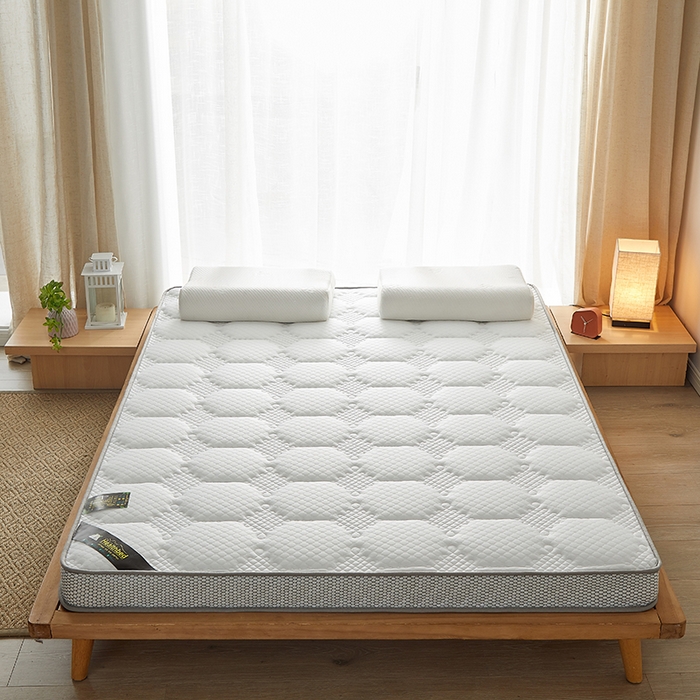 91家纺网 家纺一手货源 找家纺 优莱床垫 2026新款乳胶记忆海棉中国结款床垫-大床款 记忆棉中国结白