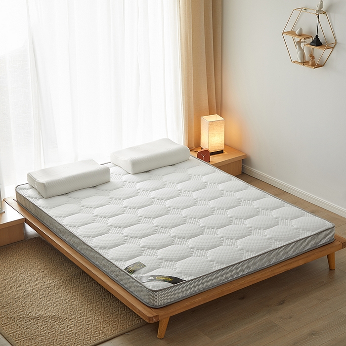 91家纺网 家纺一手货源 找家纺 优莱床垫 2026新款乳胶记忆海棉中国结款床垫-大床款 记忆棉中国结白