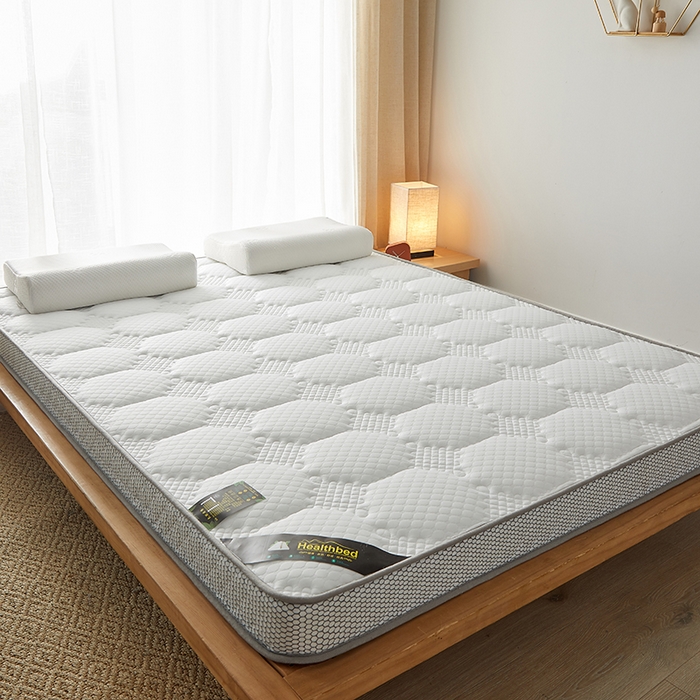 91家纺网 家纺一手货源 找家纺 优莱床垫 2026新款乳胶记忆海棉中国结款床垫-大床款 记忆棉中国结白