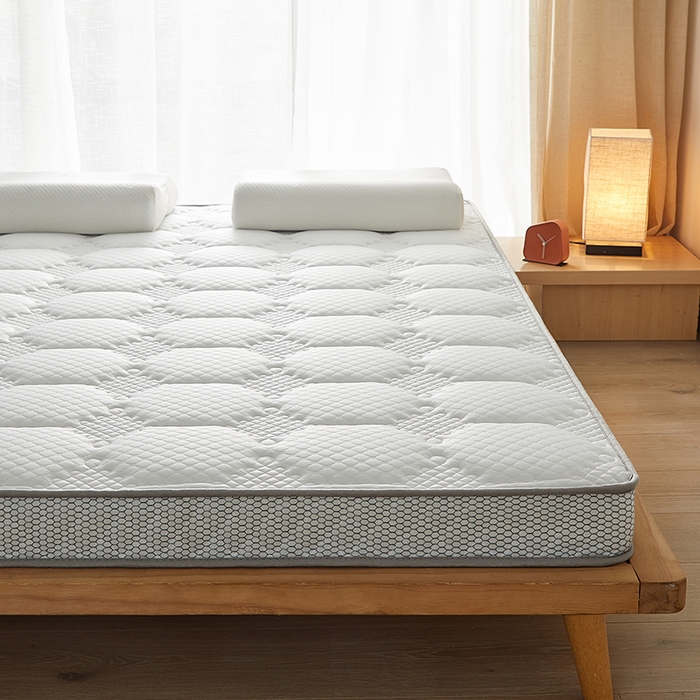 91家纺网 家纺一手货源 找家纺 优莱床垫 2026新款乳胶记忆海棉中国结款床垫-大床款 记忆棉中国结白