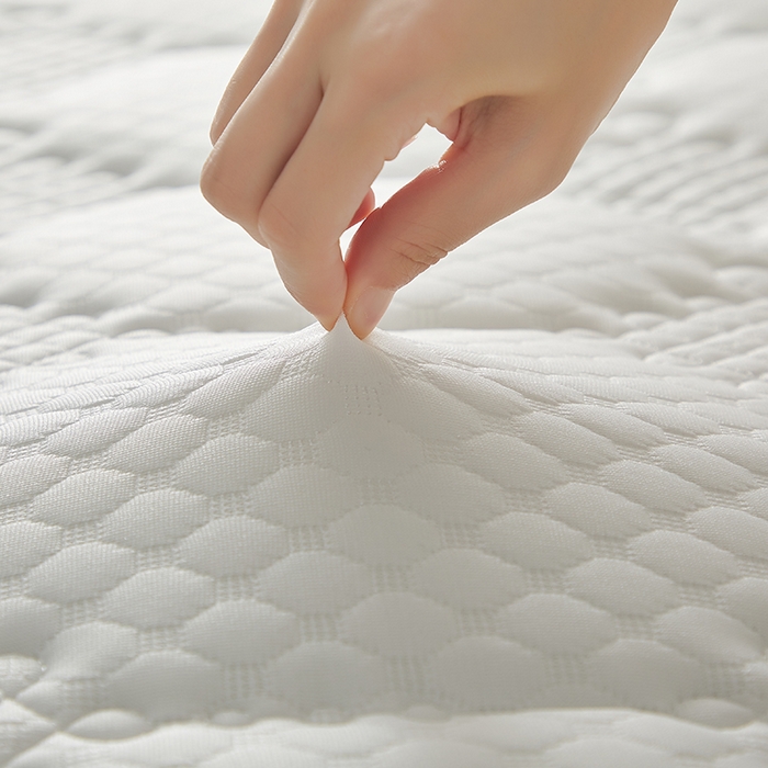 91家纺网 家纺一手货源 找家纺 优莱床垫 2026新款乳胶记忆海棉中国结款床垫-大床款 记忆棉中国结白
