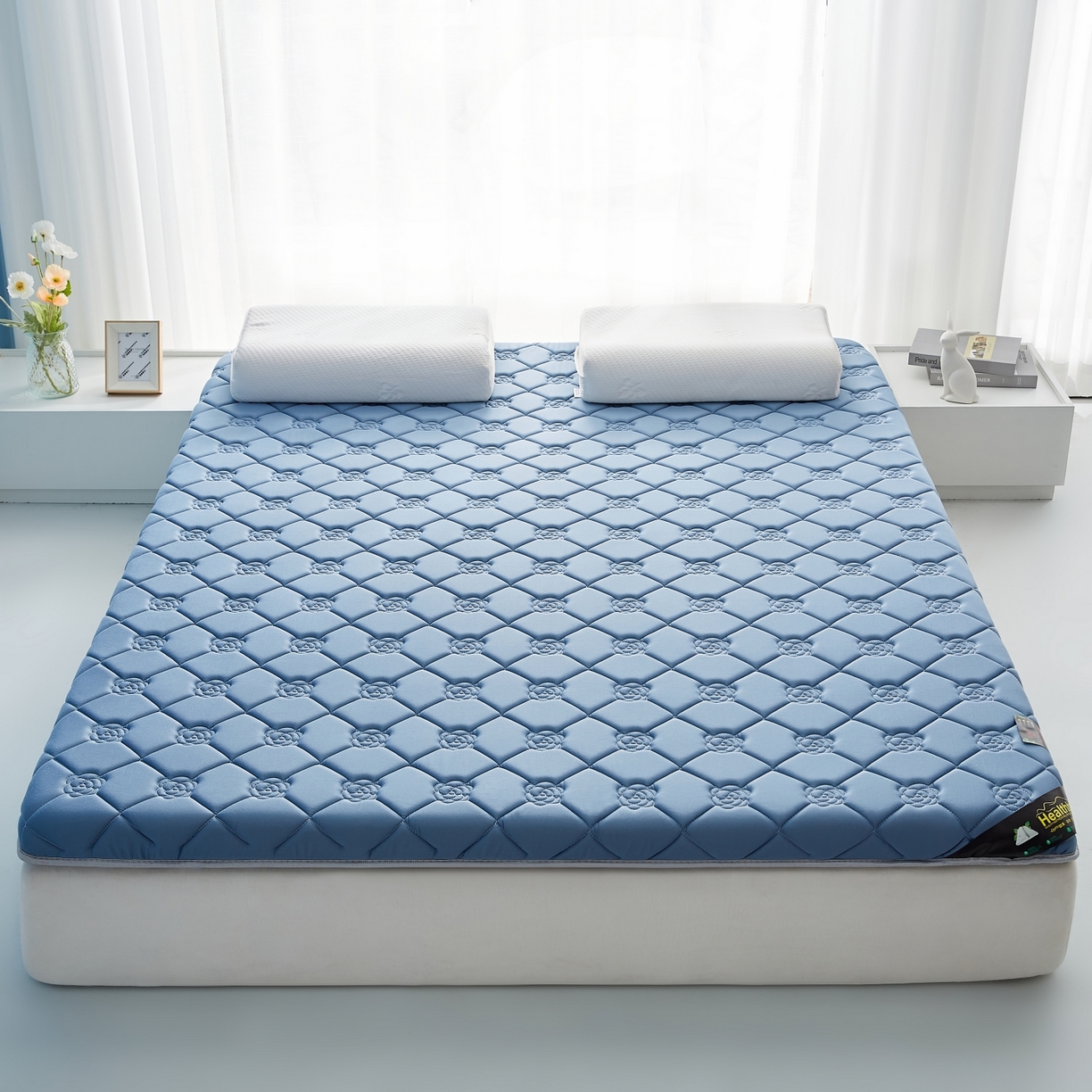 91家纺网 家纺一手货源 找家纺 （总）优莱床垫 2026新款乳胶抗压棉玫瑰单边床垫