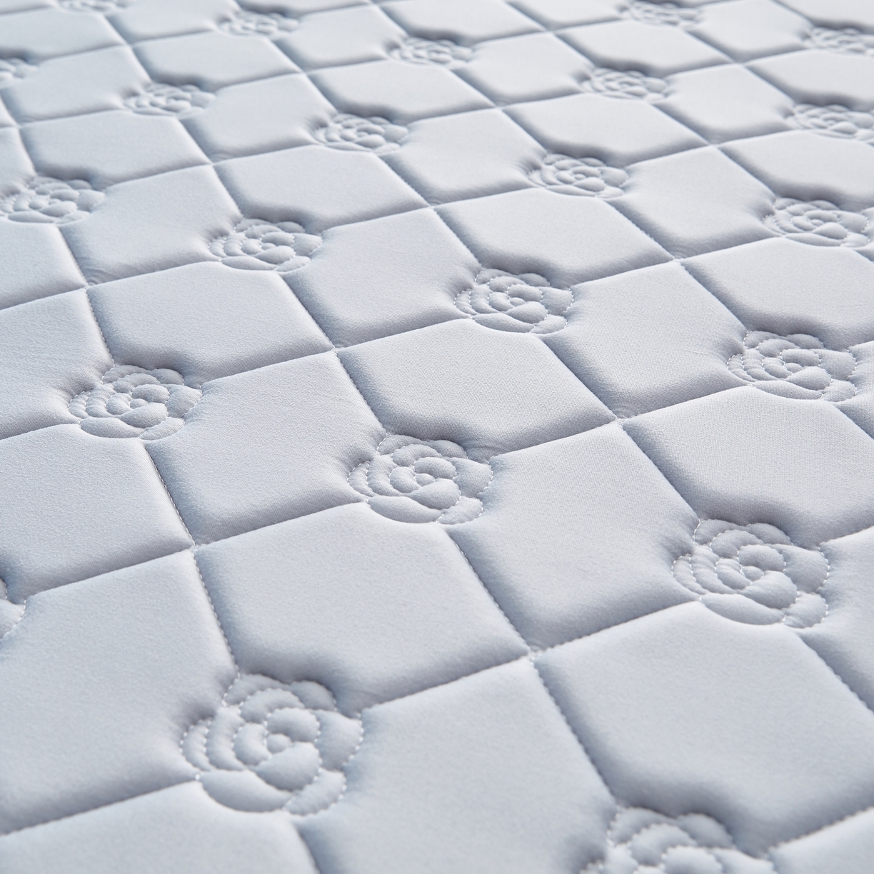 91家纺网 家纺一手货源 找家纺 优莱床垫 2026新款乳胶抗压棉玫瑰单边床垫 玫瑰灰单边